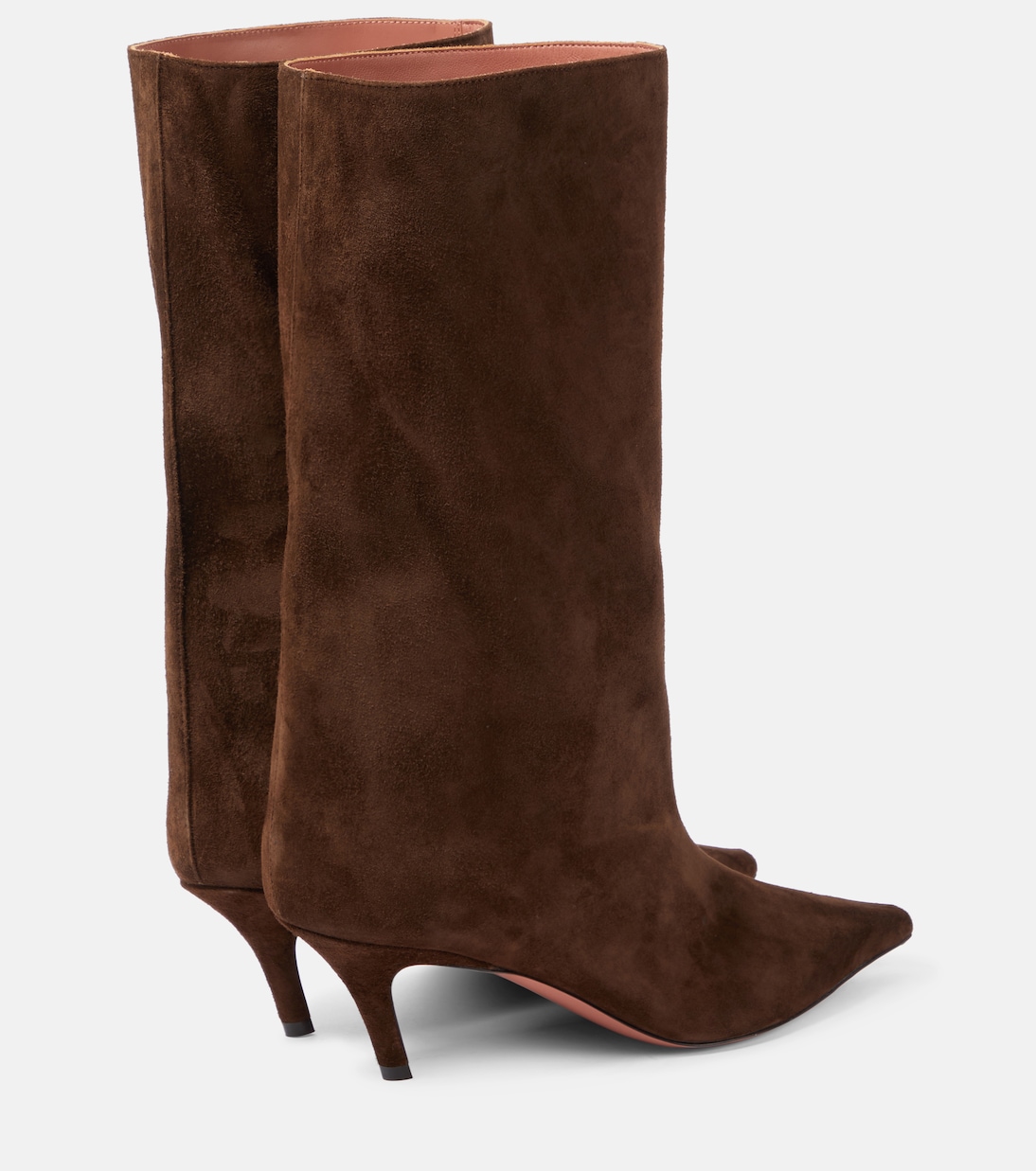 Stiefel Fiona 60 aus Veloursleder | Amina Muaddi
