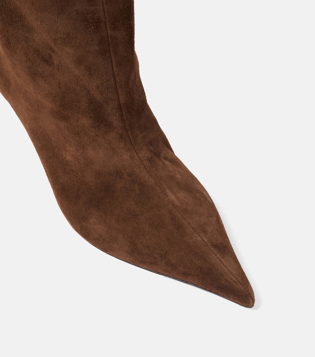Stiefel Fiona 60 aus Veloursleder | Amina Muaddi
