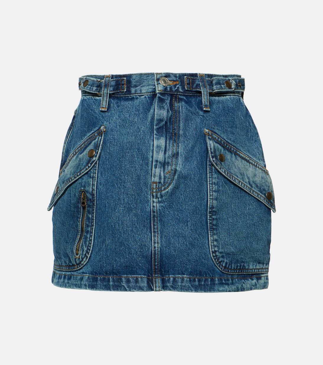 Minifalda Racer en denim | Re/Done