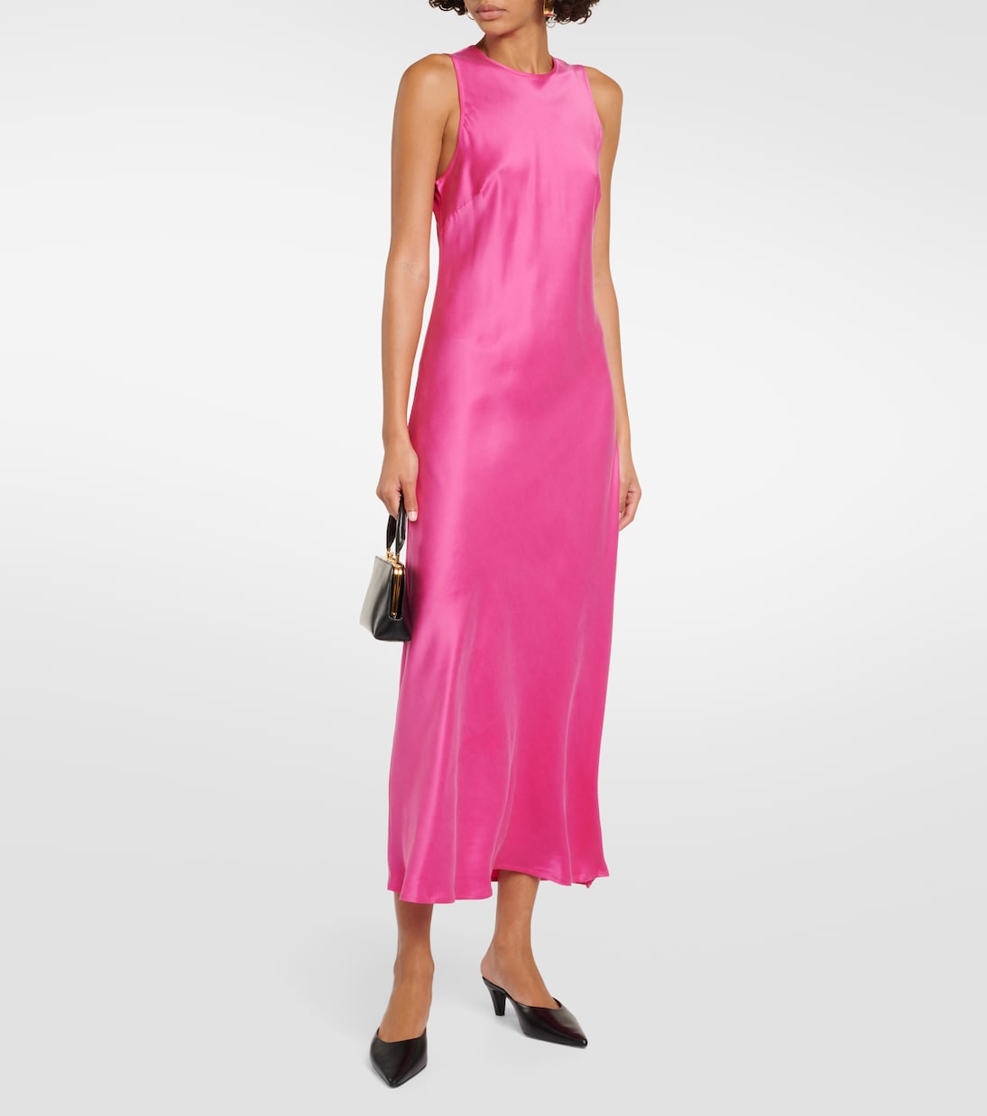 Maxikleid Valencia aus Seide | Asceno