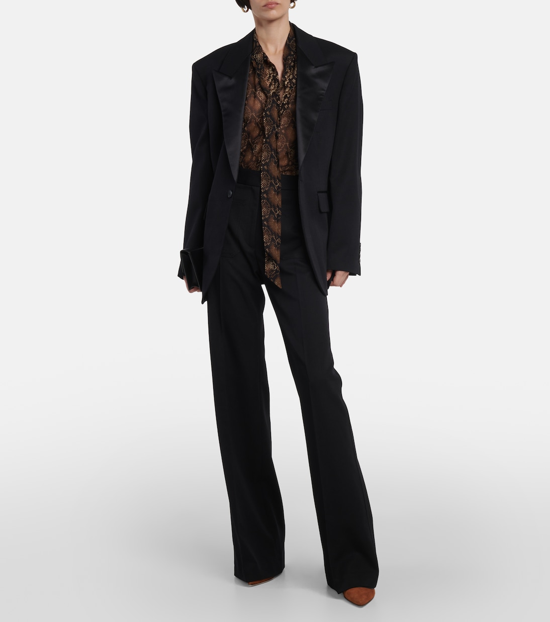 Pantalon ample Christophe en laine vierge | Nili Lotan