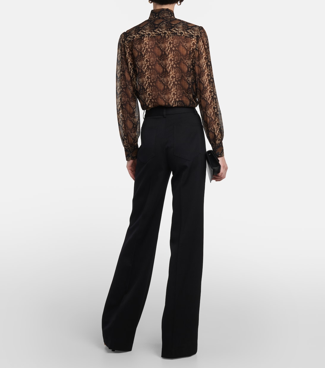 Pantalon ample Christophe en laine vierge | Nili Lotan