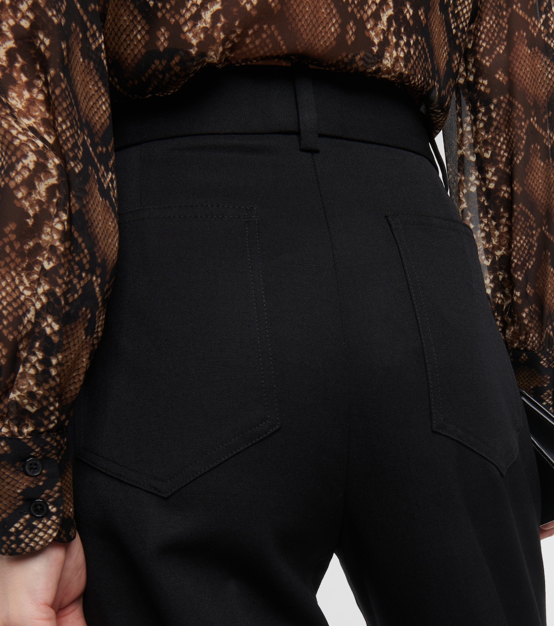 Pantalon ample Christophe en laine vierge | Nili Lotan