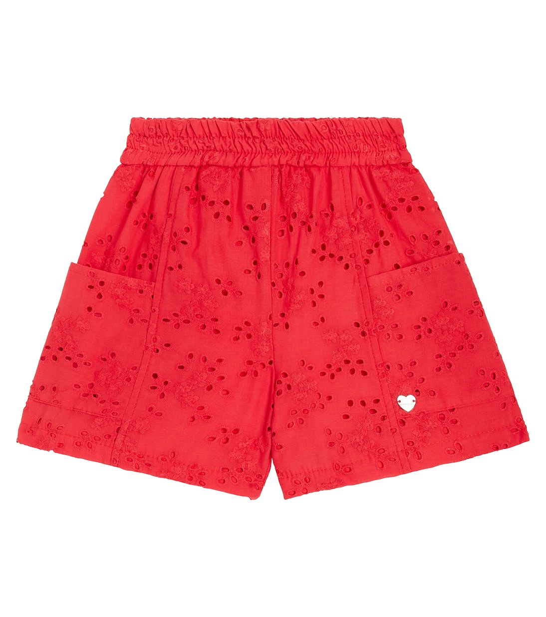 Bermudas de muselina de algodón bordadas | Monnalisa