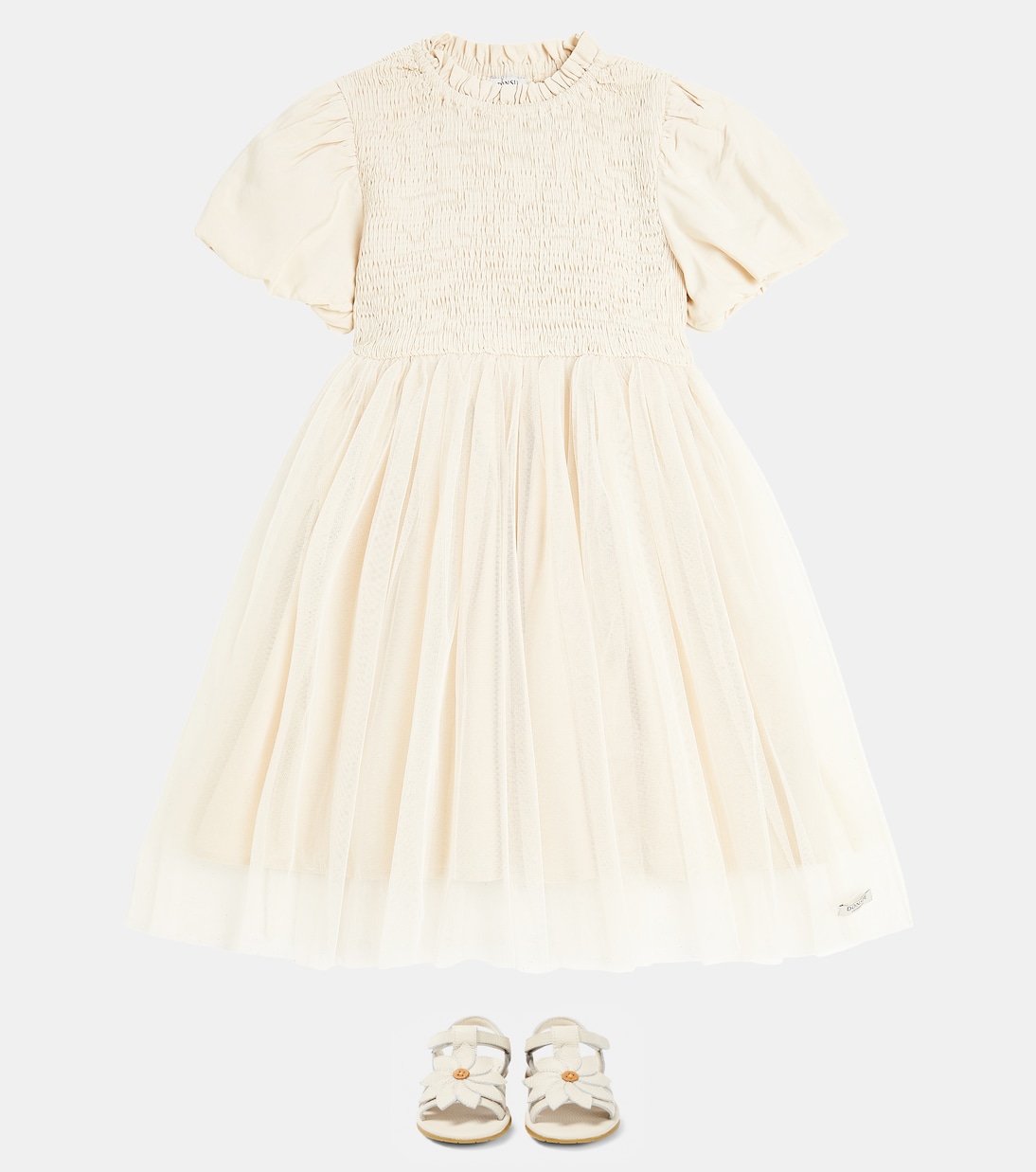 Abito Ambre rifinito con tulle | Donsje