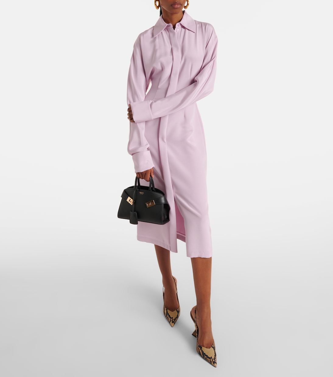 Hemdblusenkleid Lugano aus Crêpe | Sportmax