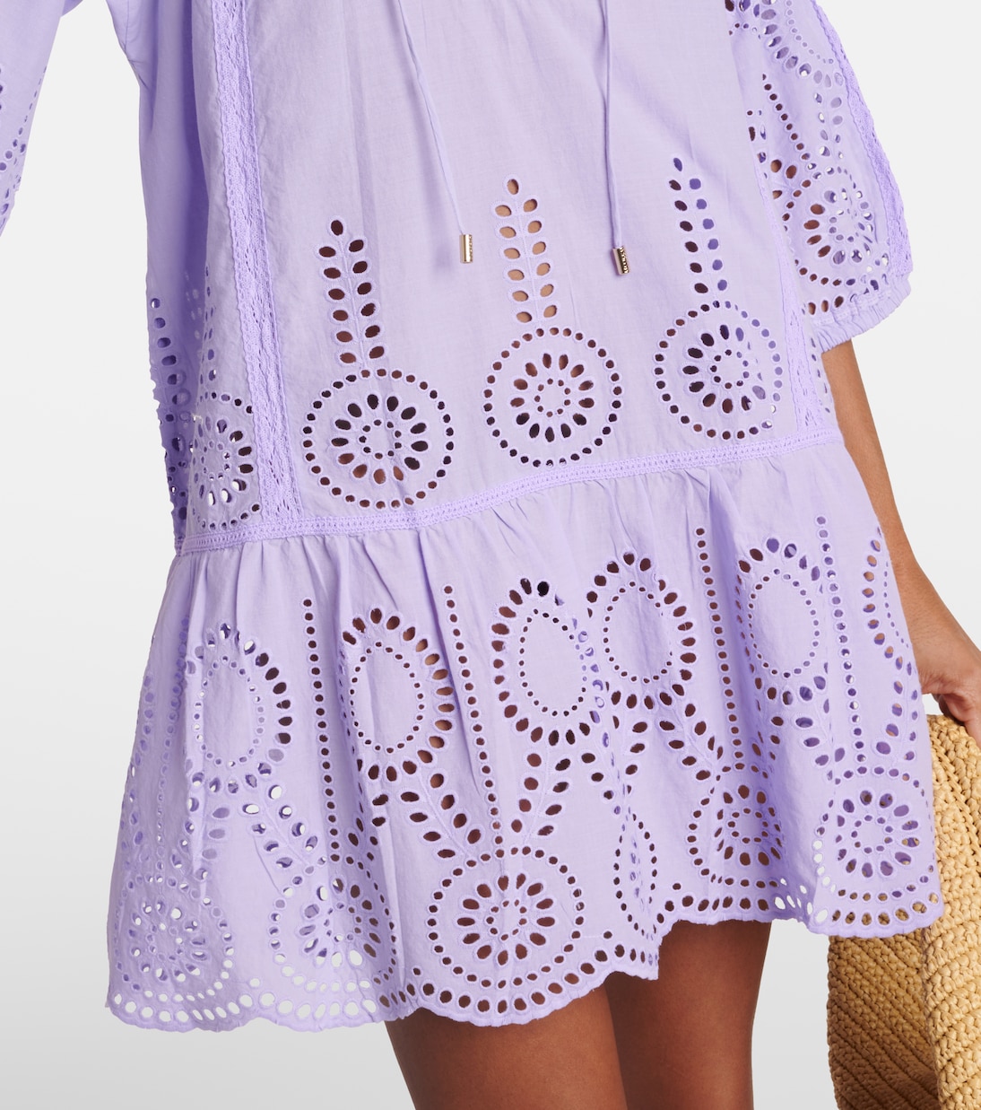Caftano Ashley in cotone con ricami | Melissa Odabash