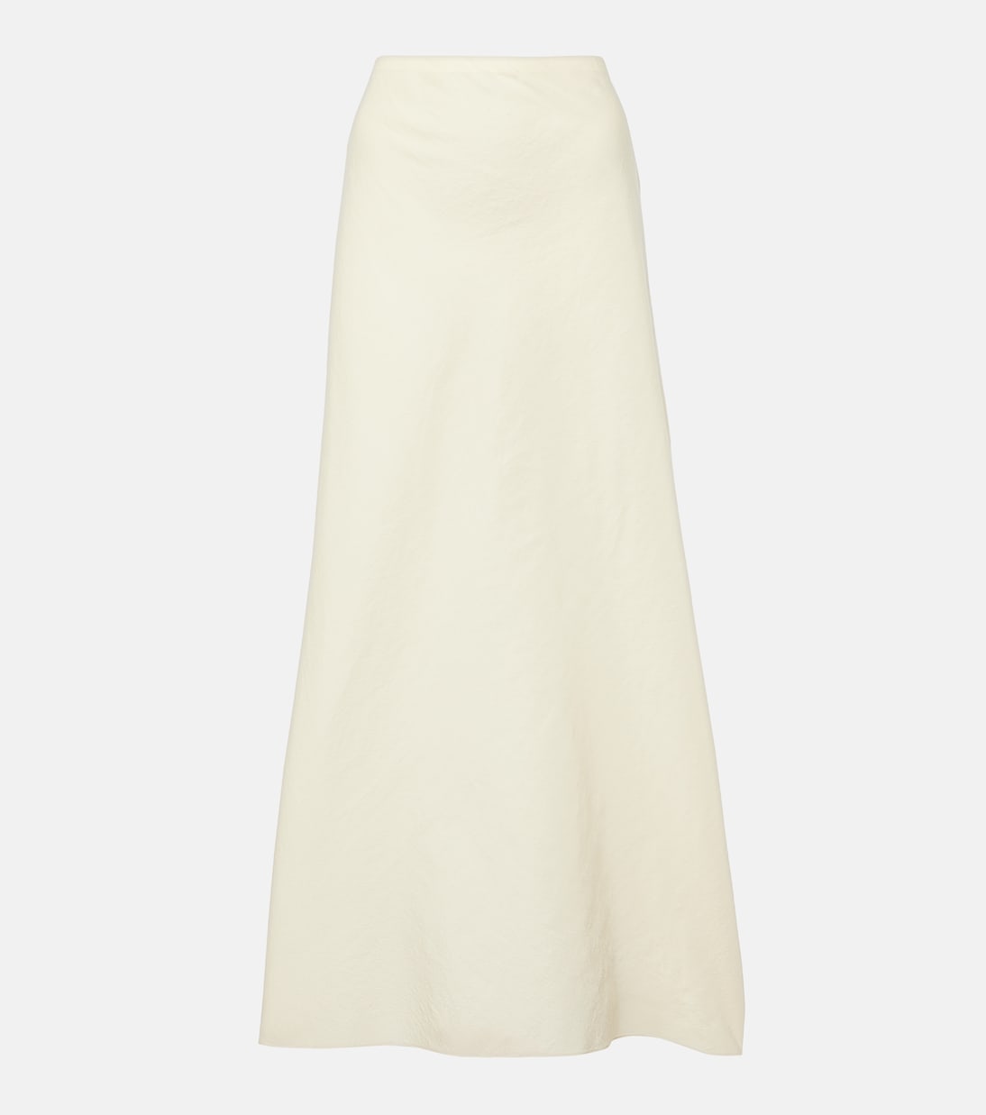 Mauva silk and cotton organza maxi skirt | Khaite