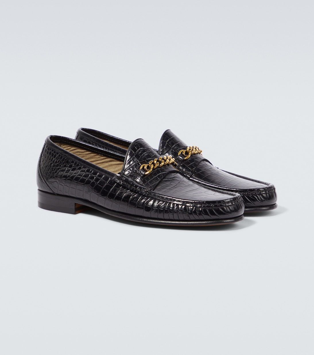 Loafers York Chain aus Leder | Tom Ford