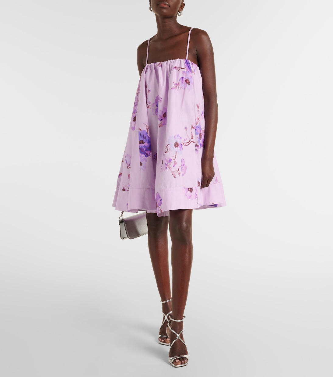Lightburst floral cotton minidress | Zimmermann