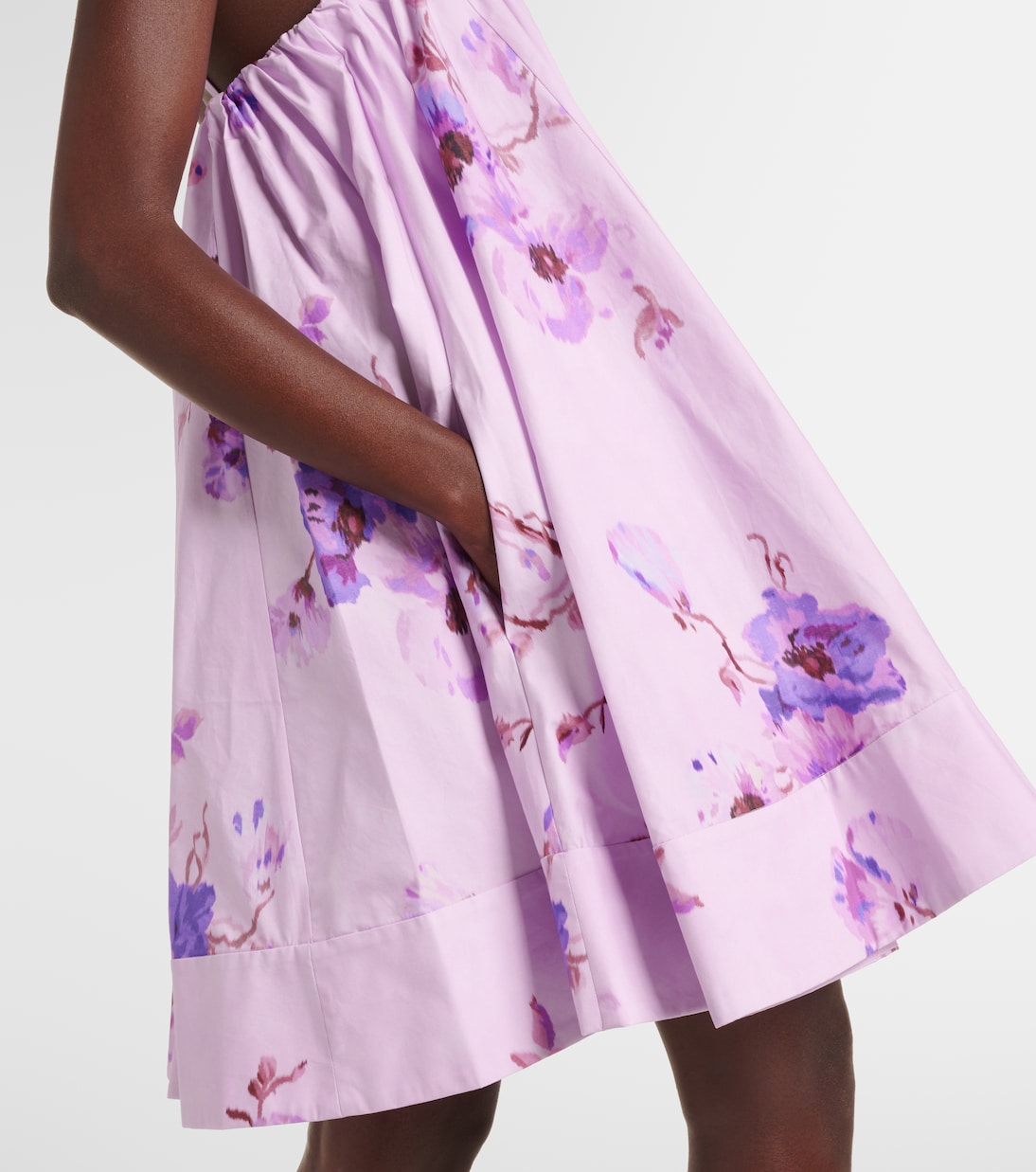Lightburst floral cotton minidress | Zimmermann