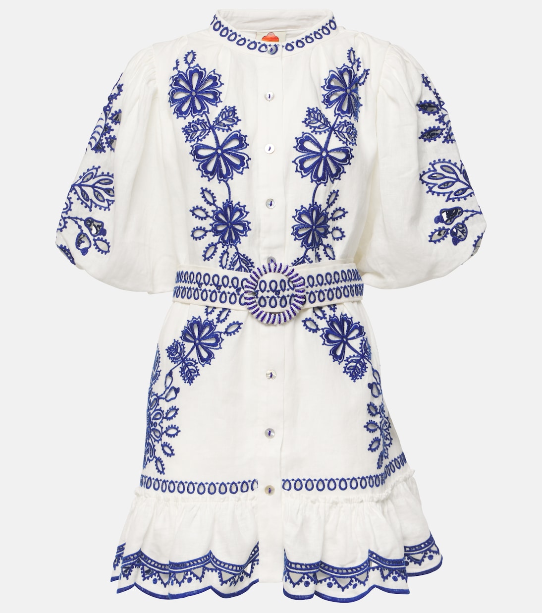 Richelieu linen minidress | Farm Rio