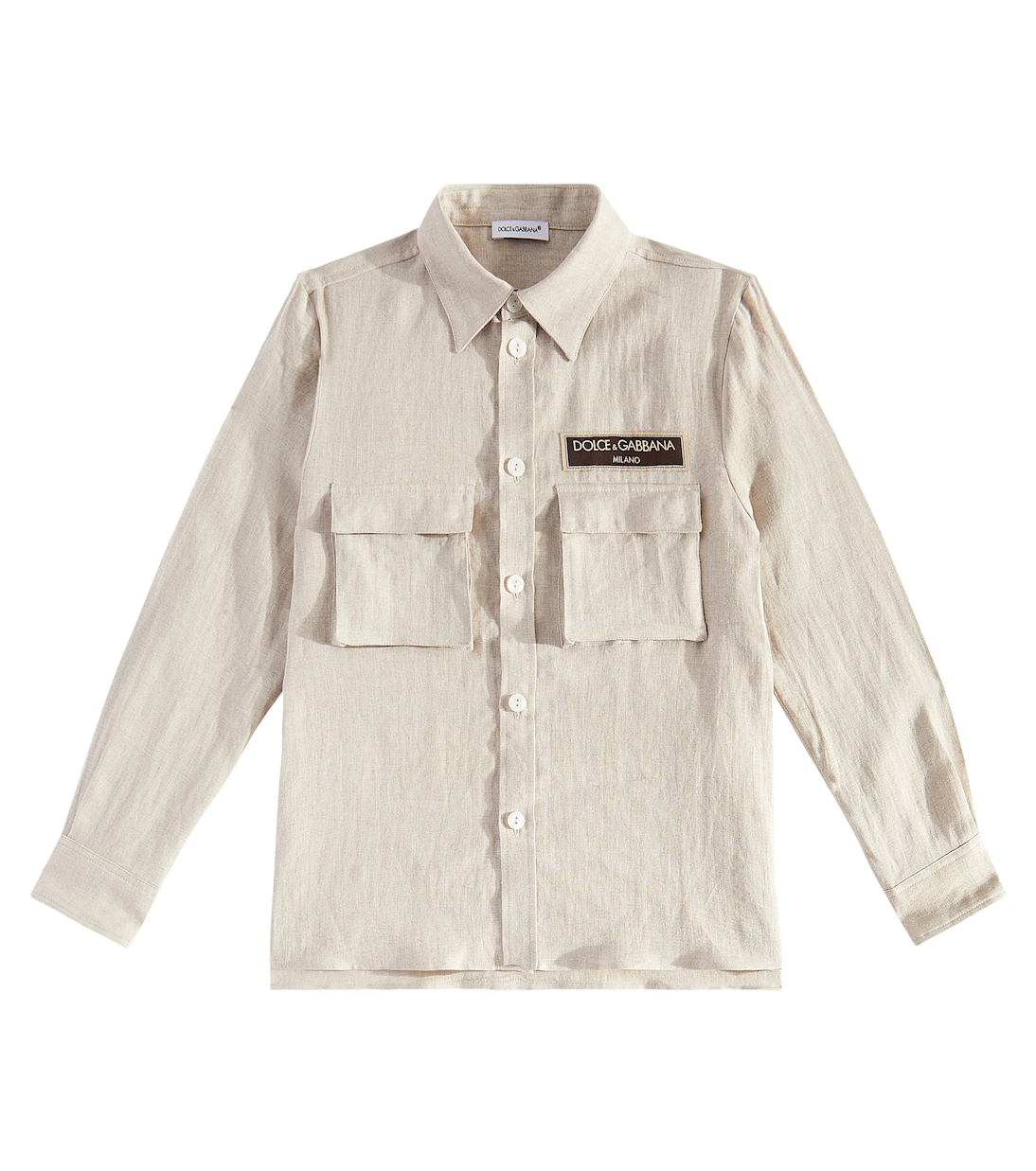 Hemd aus Leinen | Dolce&Gabbana Kids