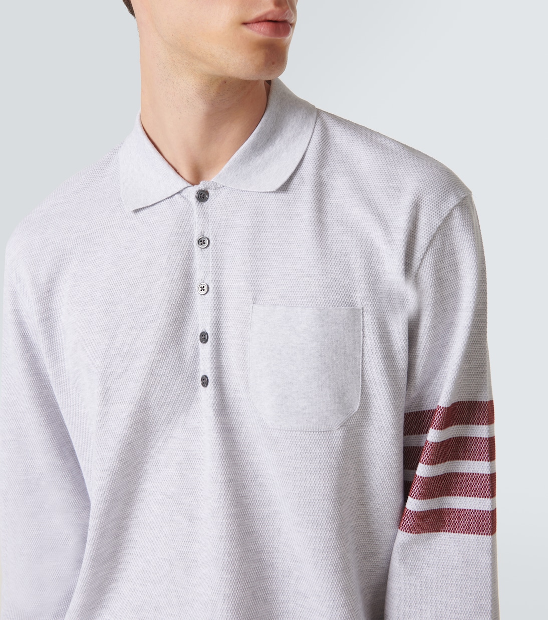Polo 4-Bar en coton | Thom Browne