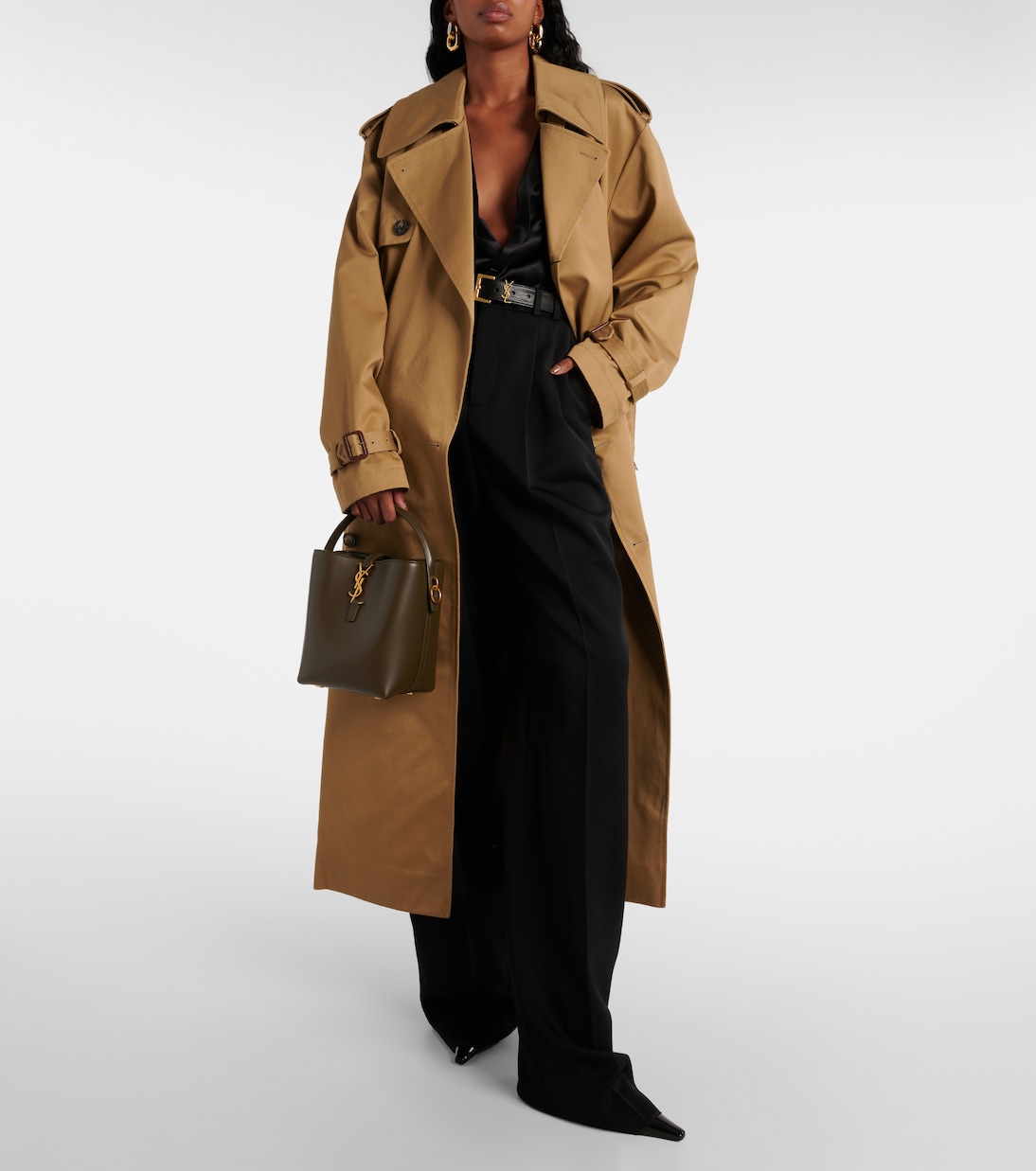 Sac seau Le 37 en cuir | Saint Laurent