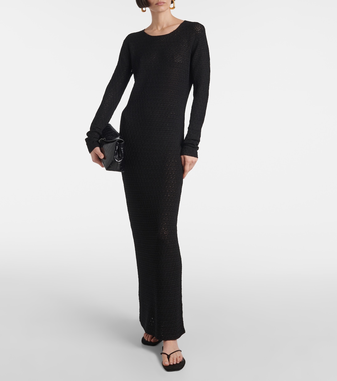 Robe longue en crochet | Toteme