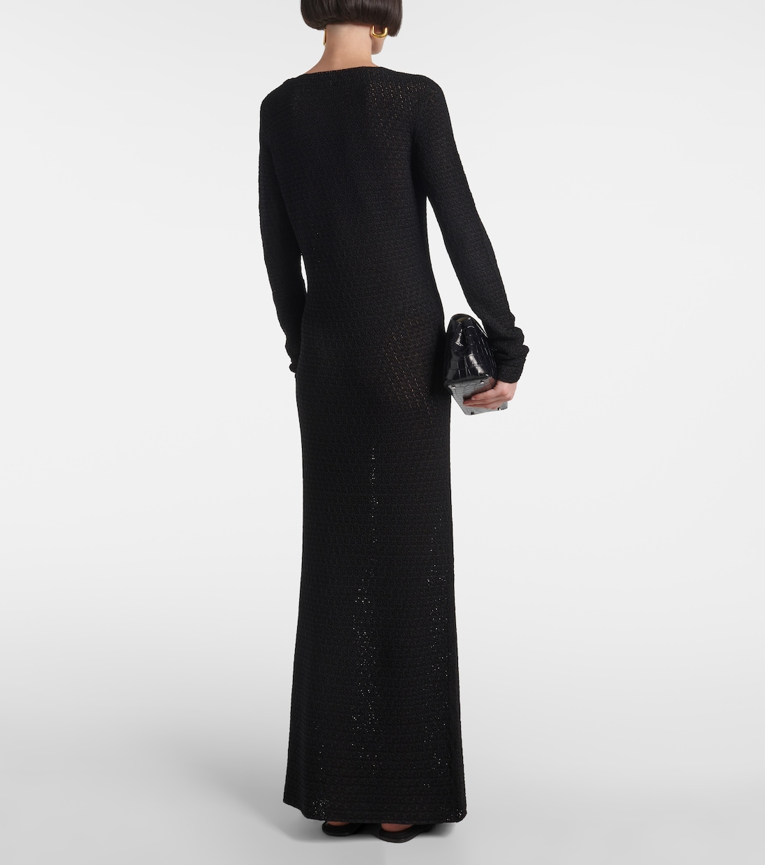Robe longue en crochet | Toteme
