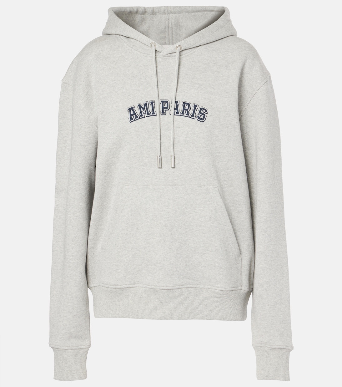 Logo cotton jersey hoodie | Ami Paris