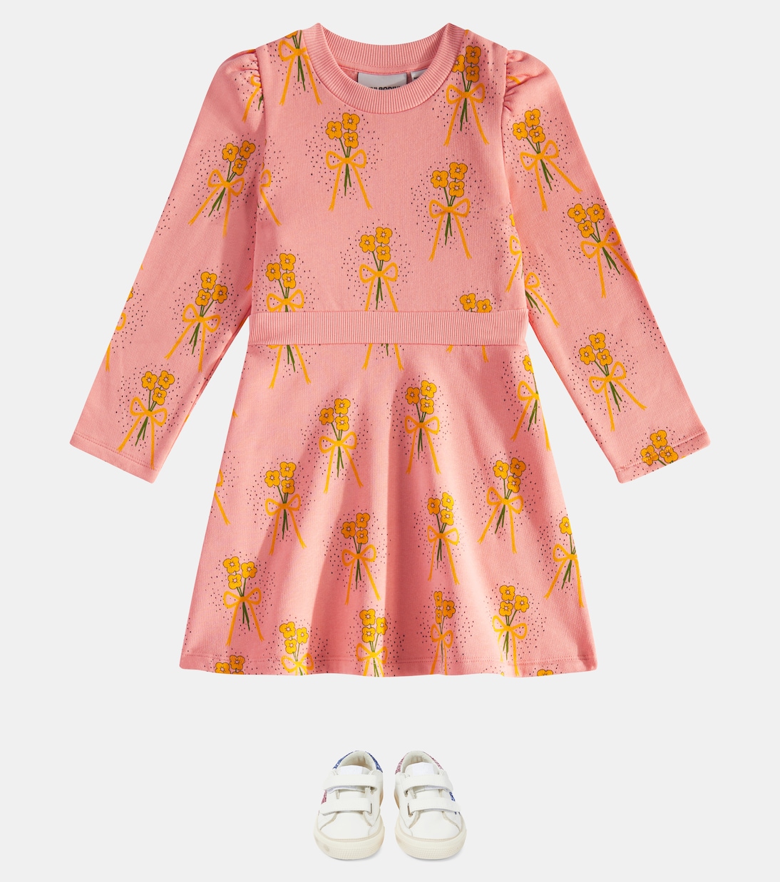 Abito Winter Flowers in cotone | Mini Rodini