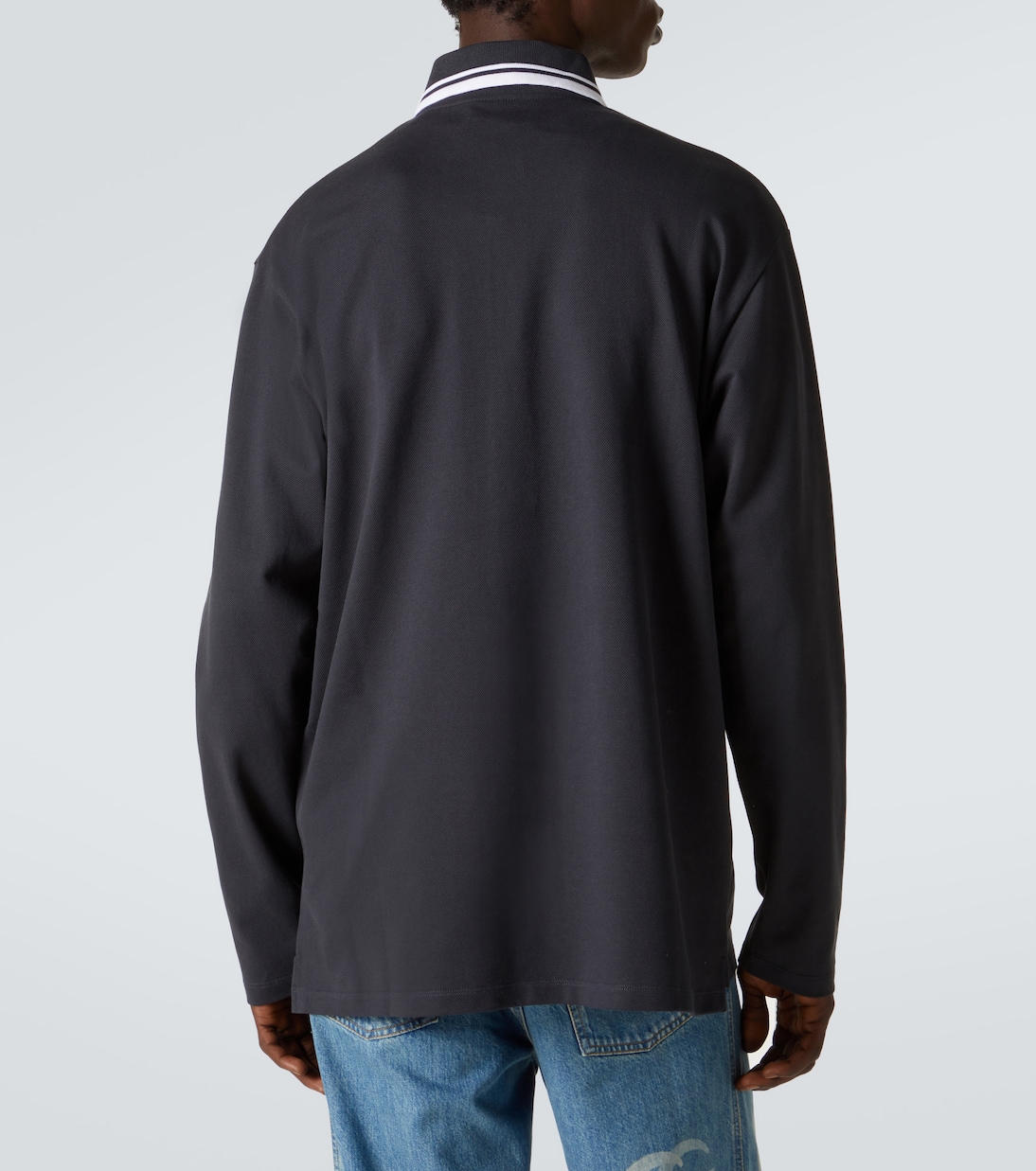 Polo GG bordado de mezcla de algodón | Gucci