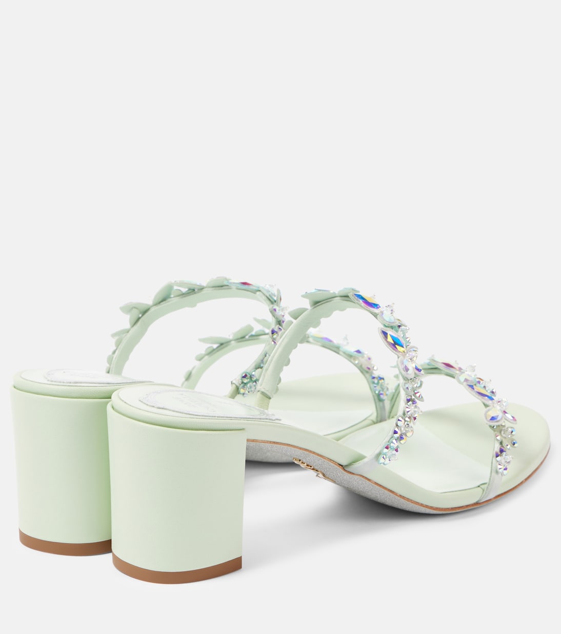 Eden 60 embellished satin sandals | Rene Caovilla