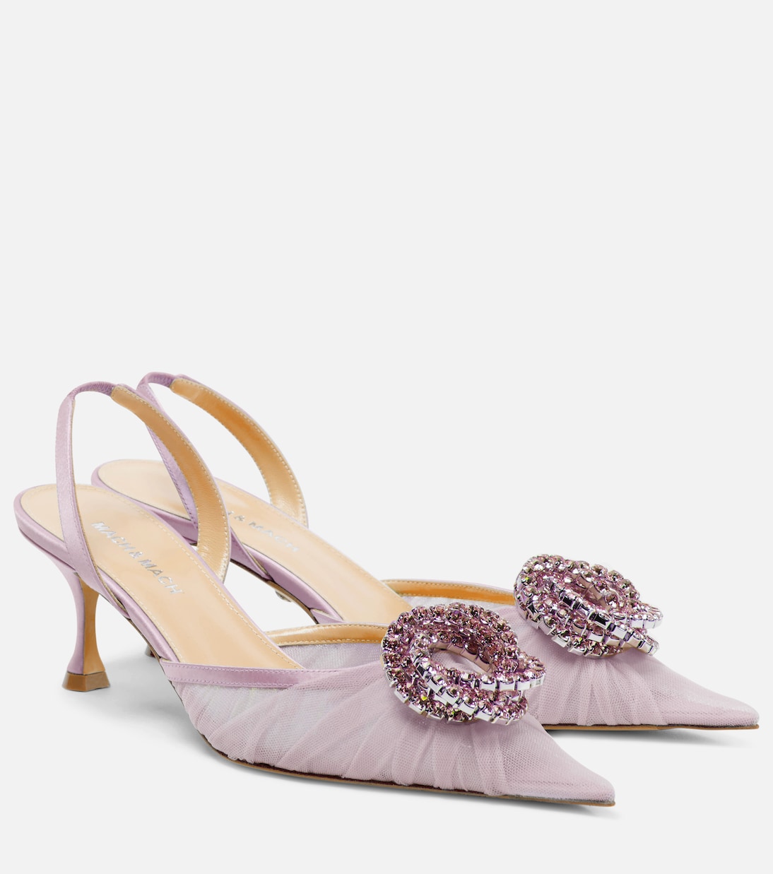 Stivaletti in tulle MACH & MACH Galaxy 65 con tacco a spillo per uno stile giovane e chic