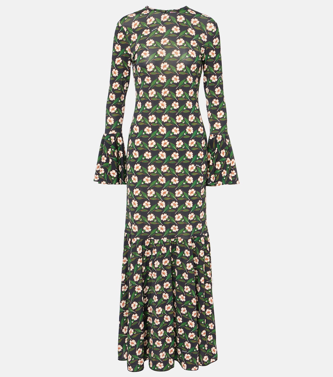 Robe longue Alba à fleurs | La DoubleJ