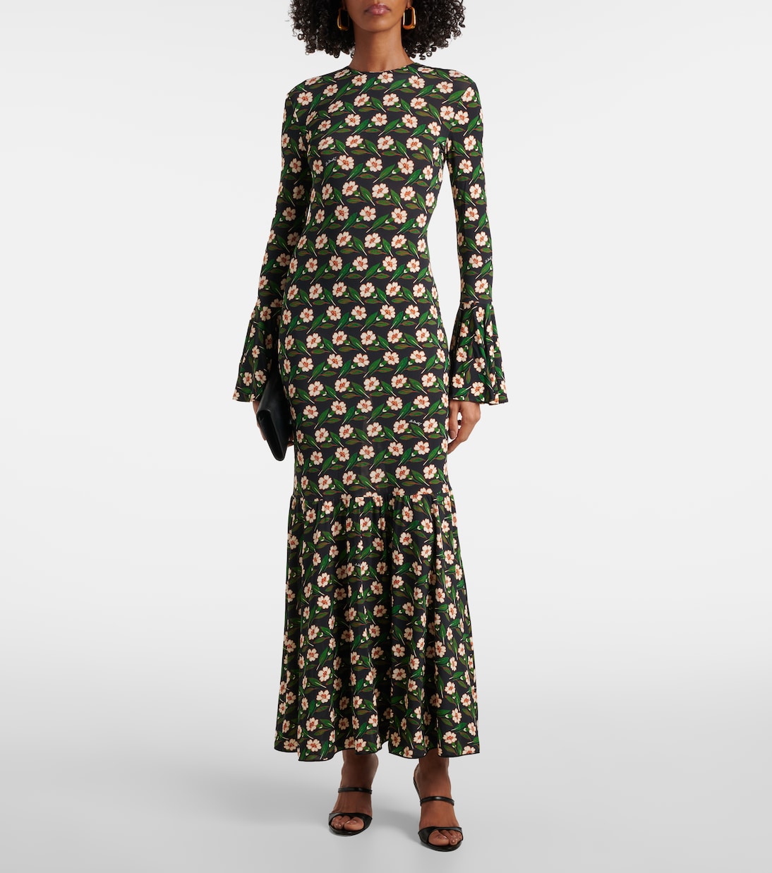 Robe longue Alba à fleurs | La DoubleJ