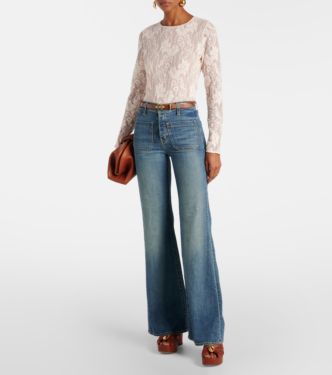 Body en dentelle à fleurs | Zimmermann