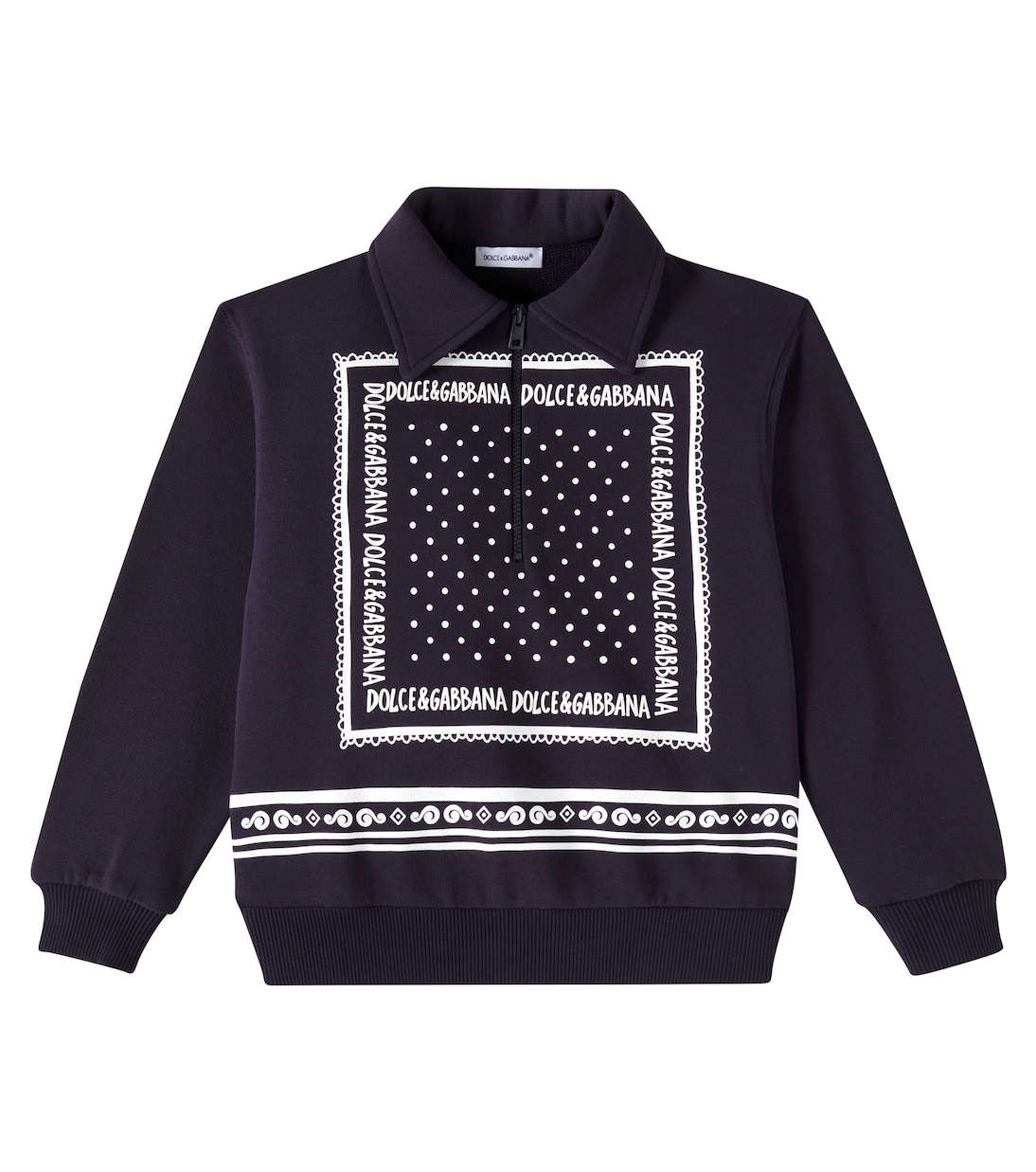 Felpa Bandana in cotone | Dolce&Gabbana Kids
