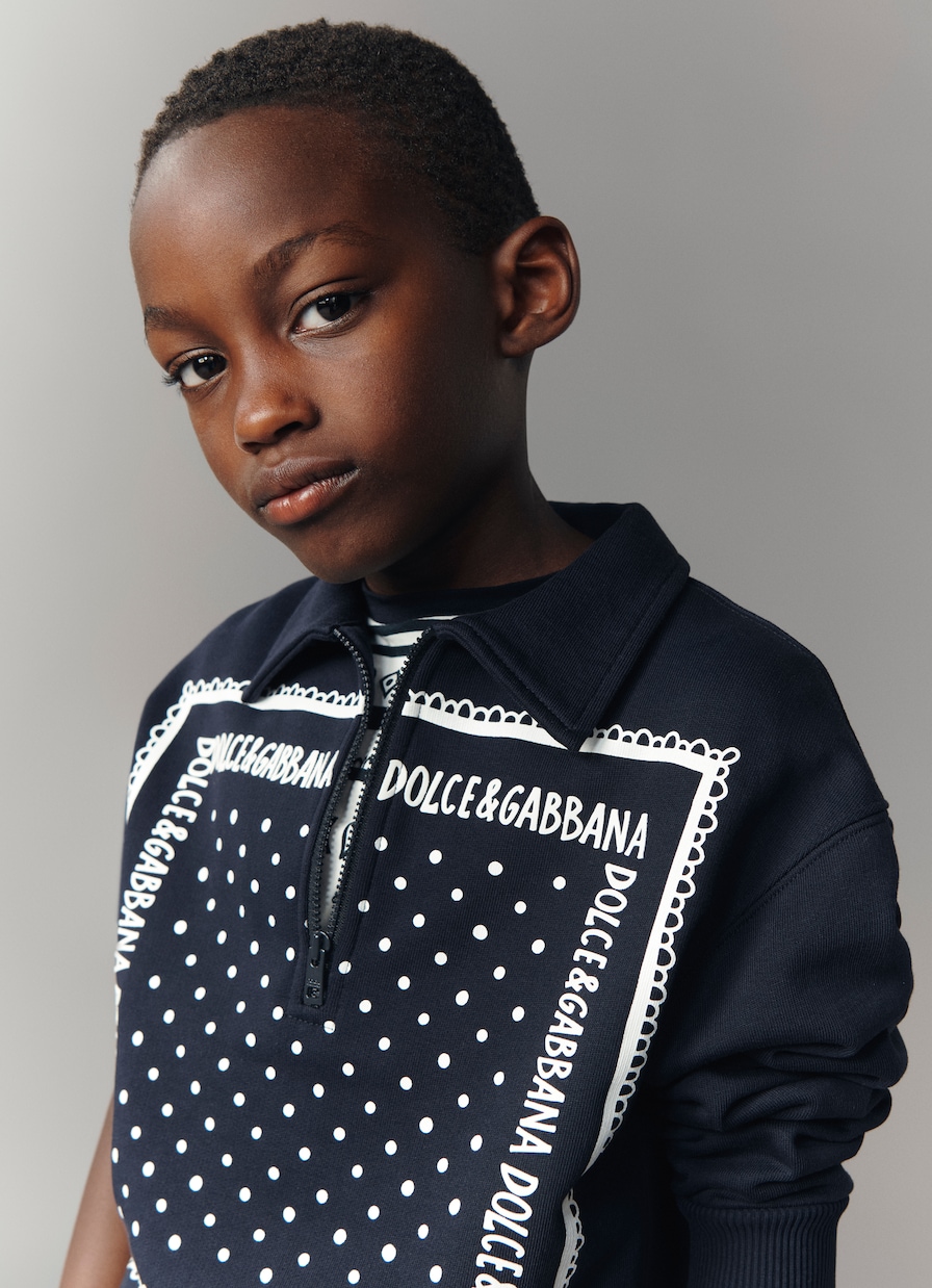 Felpa Bandana in cotone | Dolce&Gabbana Kids