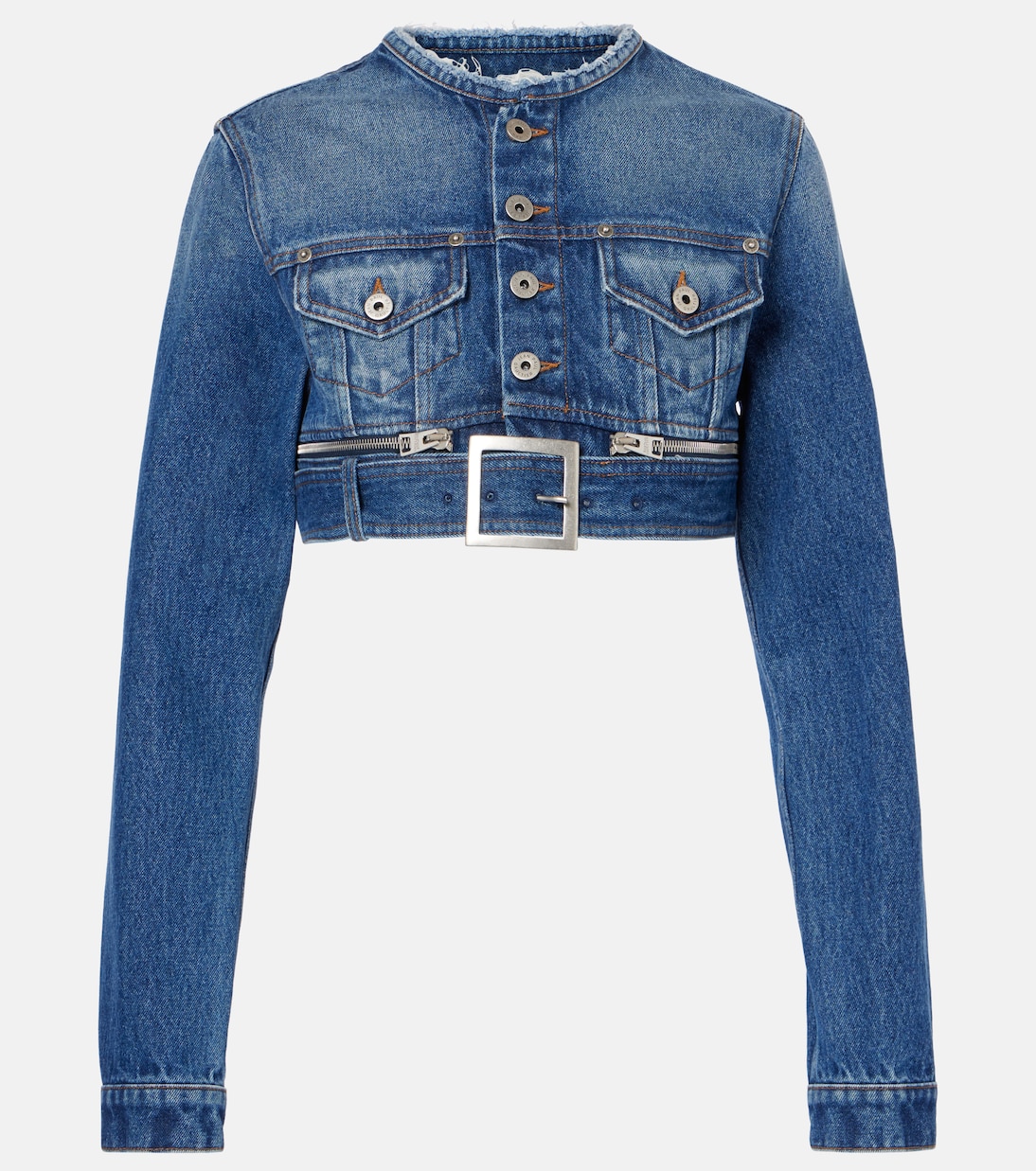 Veste raccourcie en jean | Jean Paul Gaultier