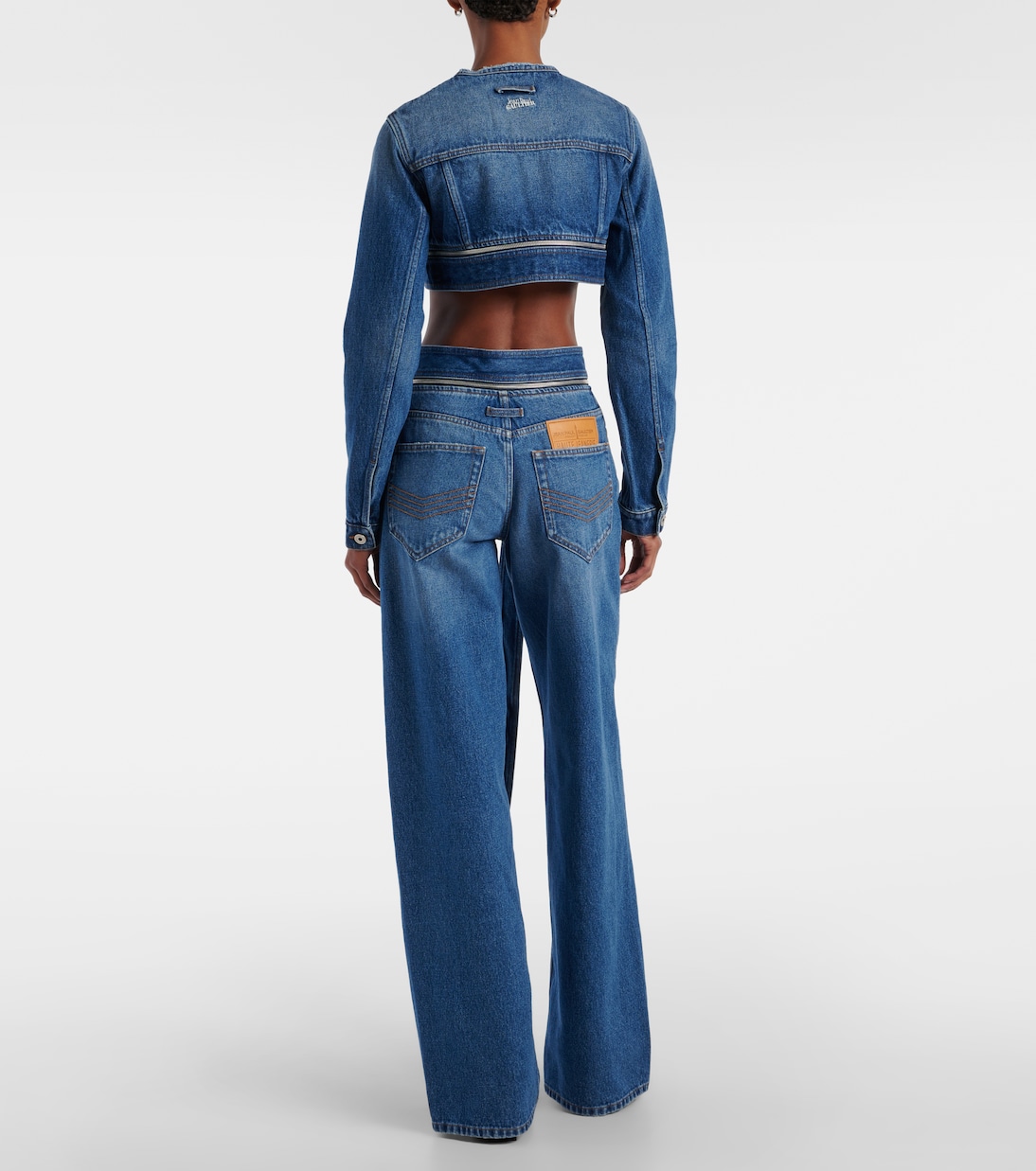 Veste raccourcie en jean | Jean Paul Gaultier