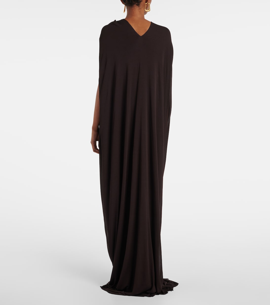 Robe longue en crêpe | Jil Sander