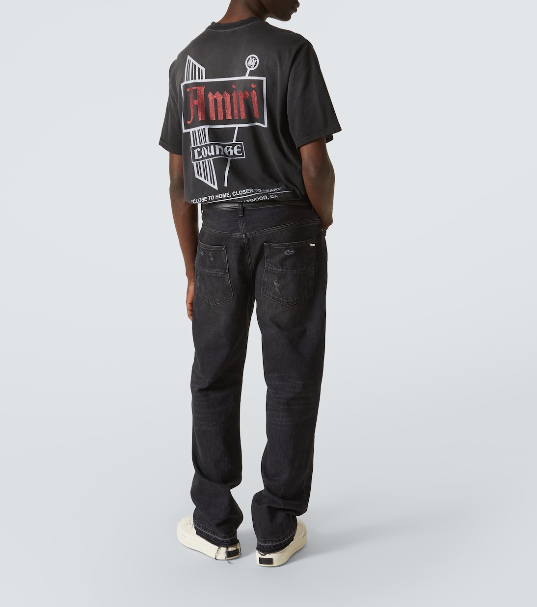 Camiseta en jersey de algodón con logo | Amiri