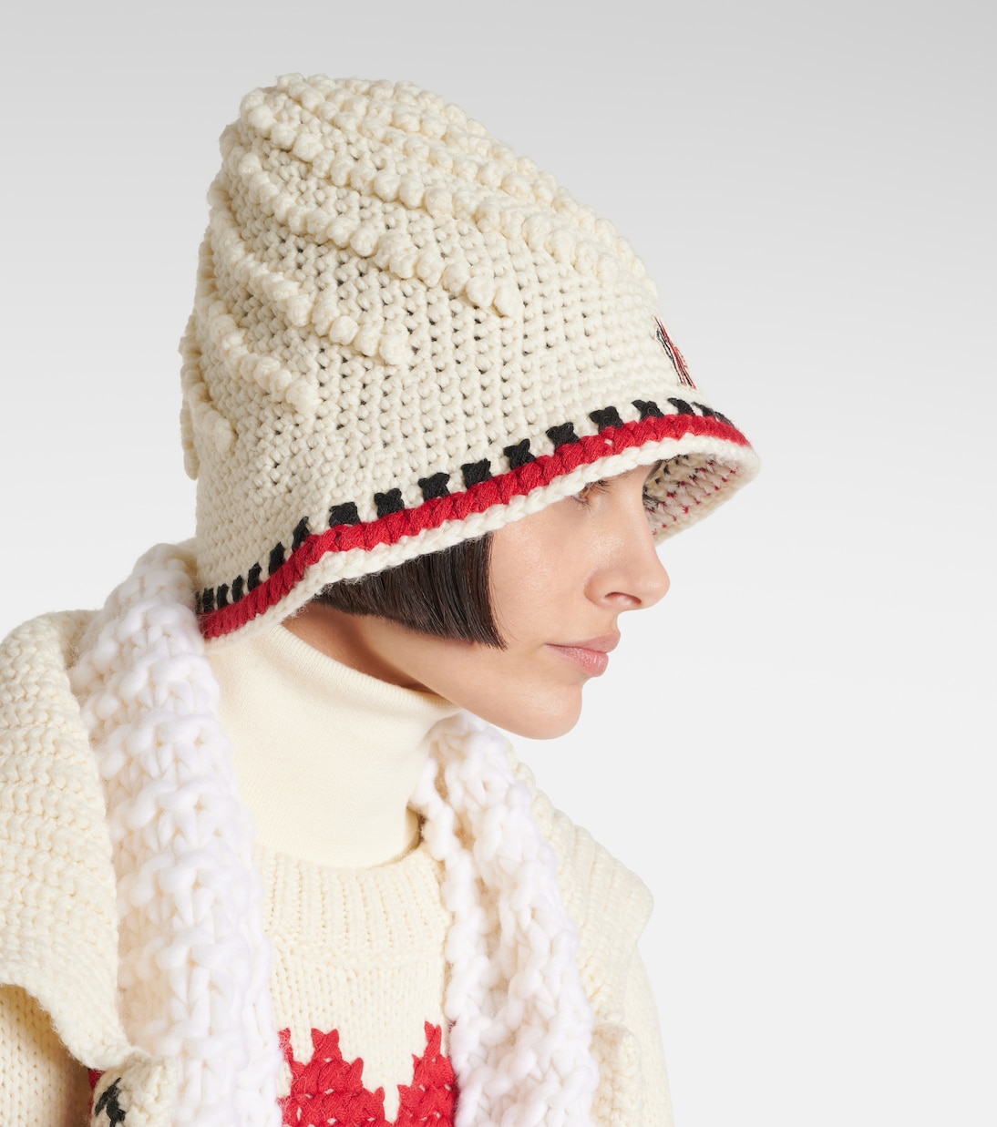 Berretto in misto lana Moncler Grenoble, stile giovane e trendy