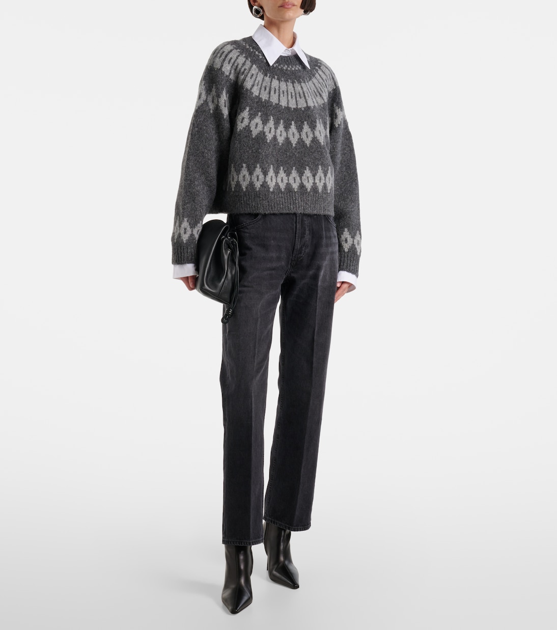 Arleth Fair Isle alpaca-blend sweater | Nili Lotan