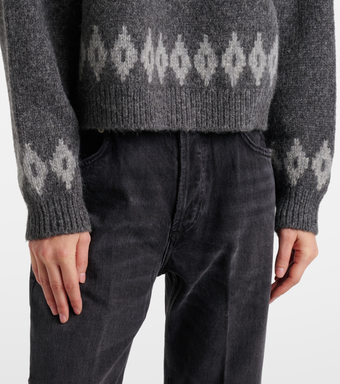 Arleth Fair Isle alpaca-blend sweater | Nili Lotan