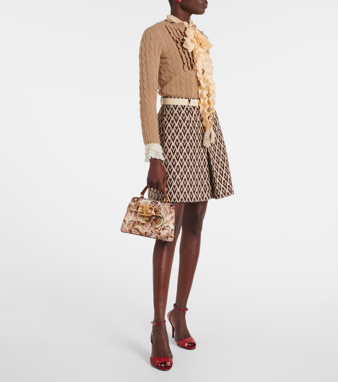 Sac VSling Small en jacquard | Valentino Garavani