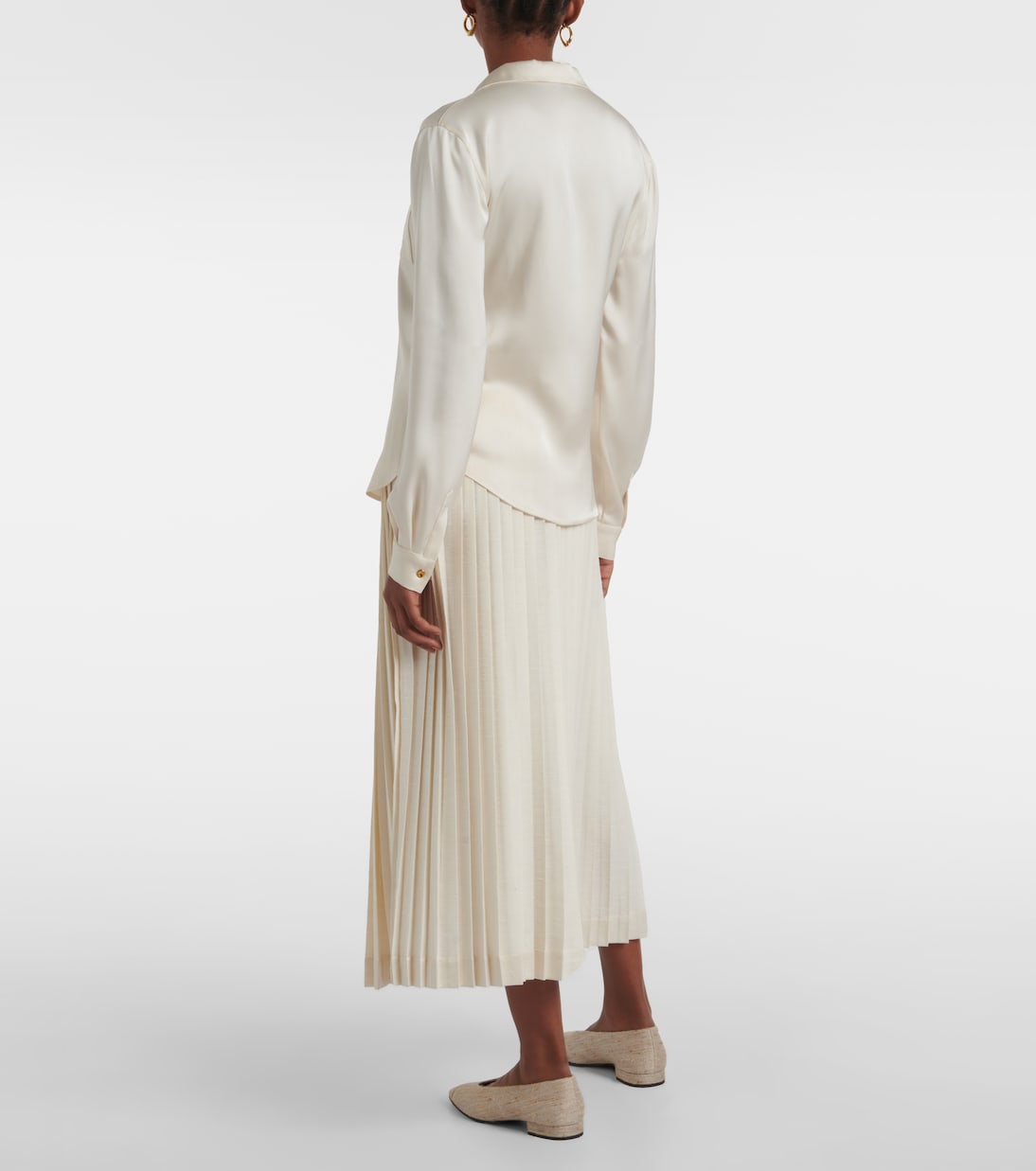 Camicia Ketty in raso di seta | Loro Piana