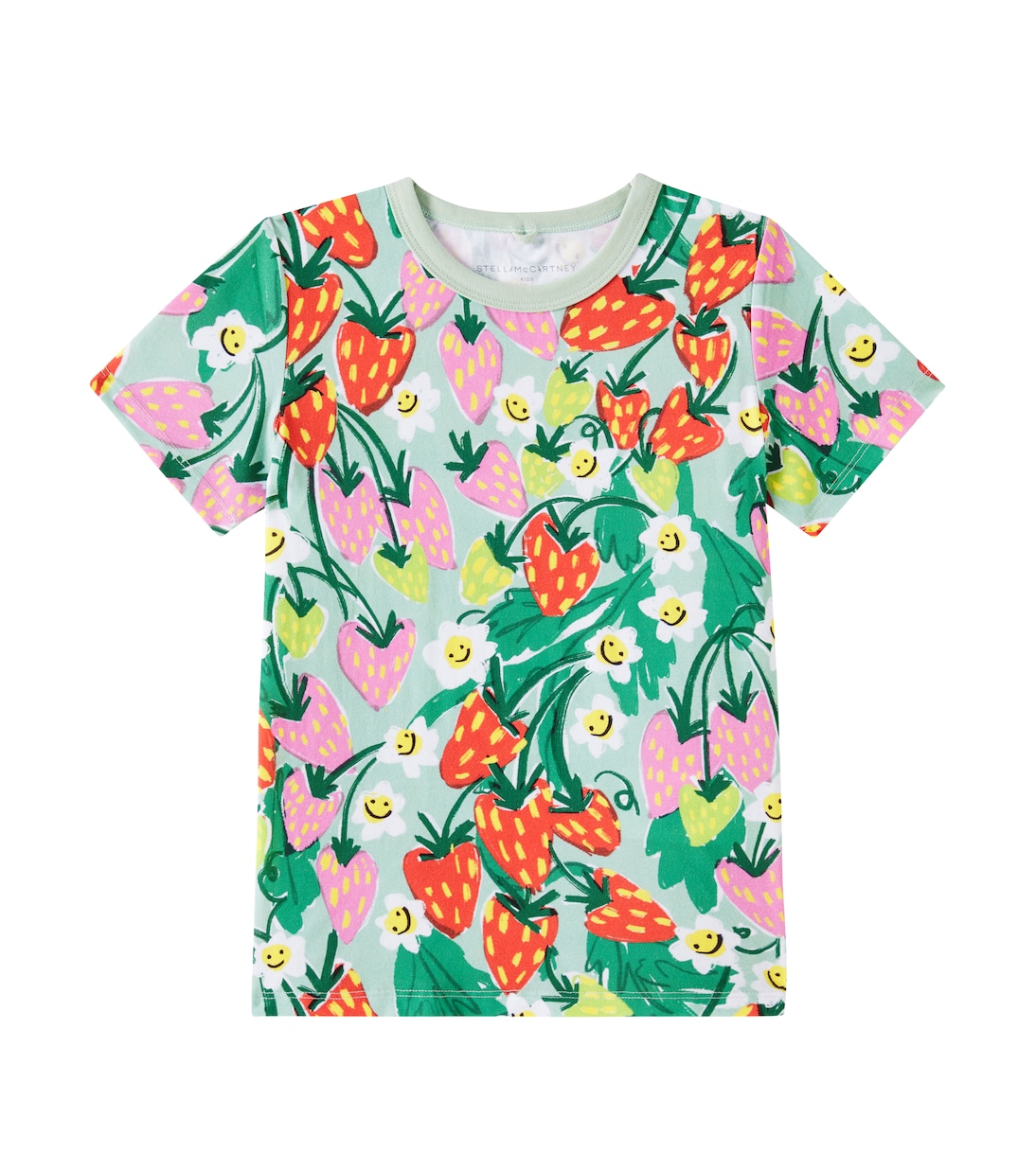 Camiseta en jersey de algodón estampada | Stella McCartney Kids