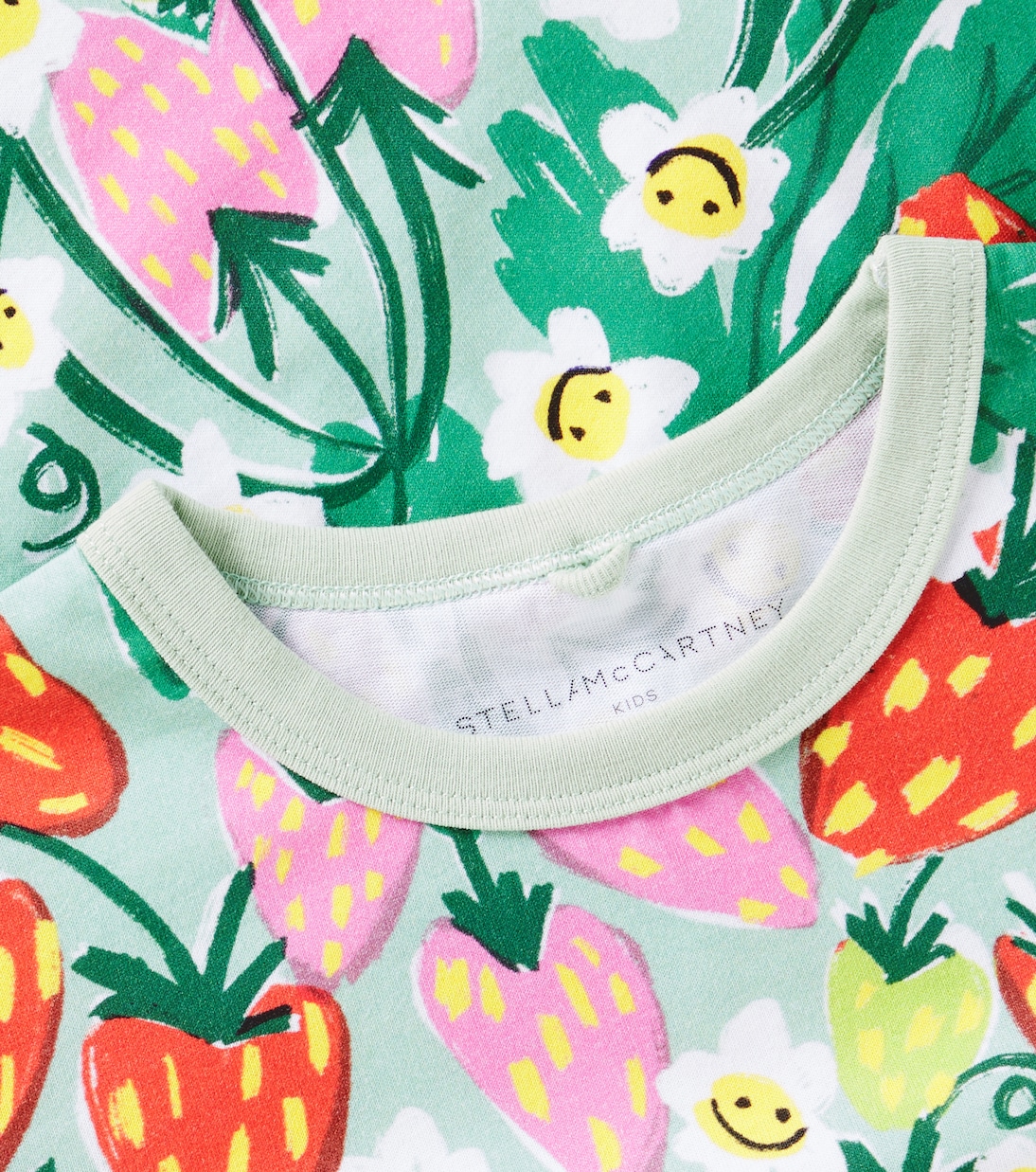 Camiseta en jersey de algodón estampada | Stella McCartney Kids