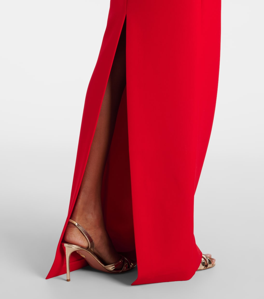Ruffled strapless crêpe gown | Roland Mouret
