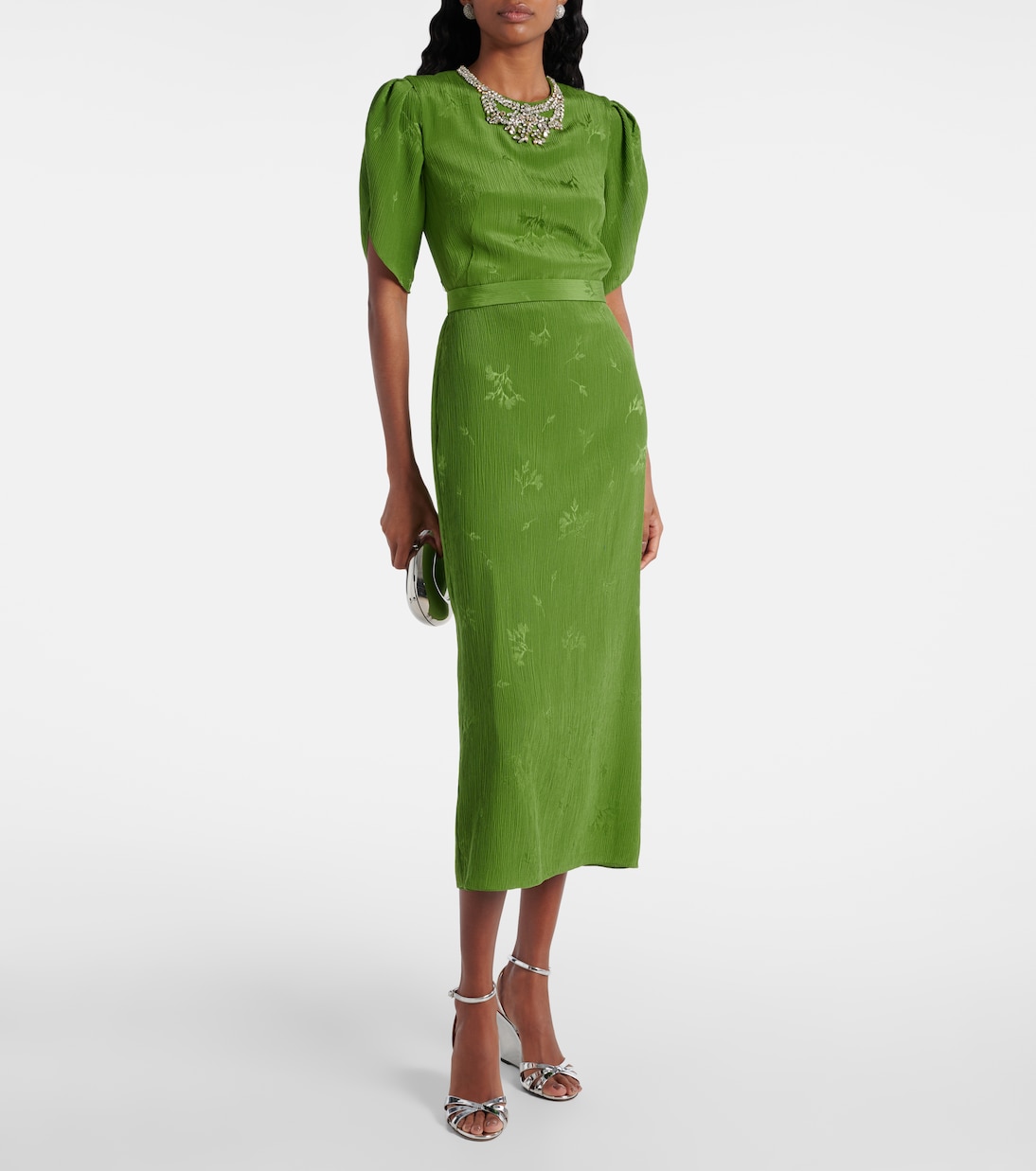 Embellished jacquard cocktail dress | Erdem