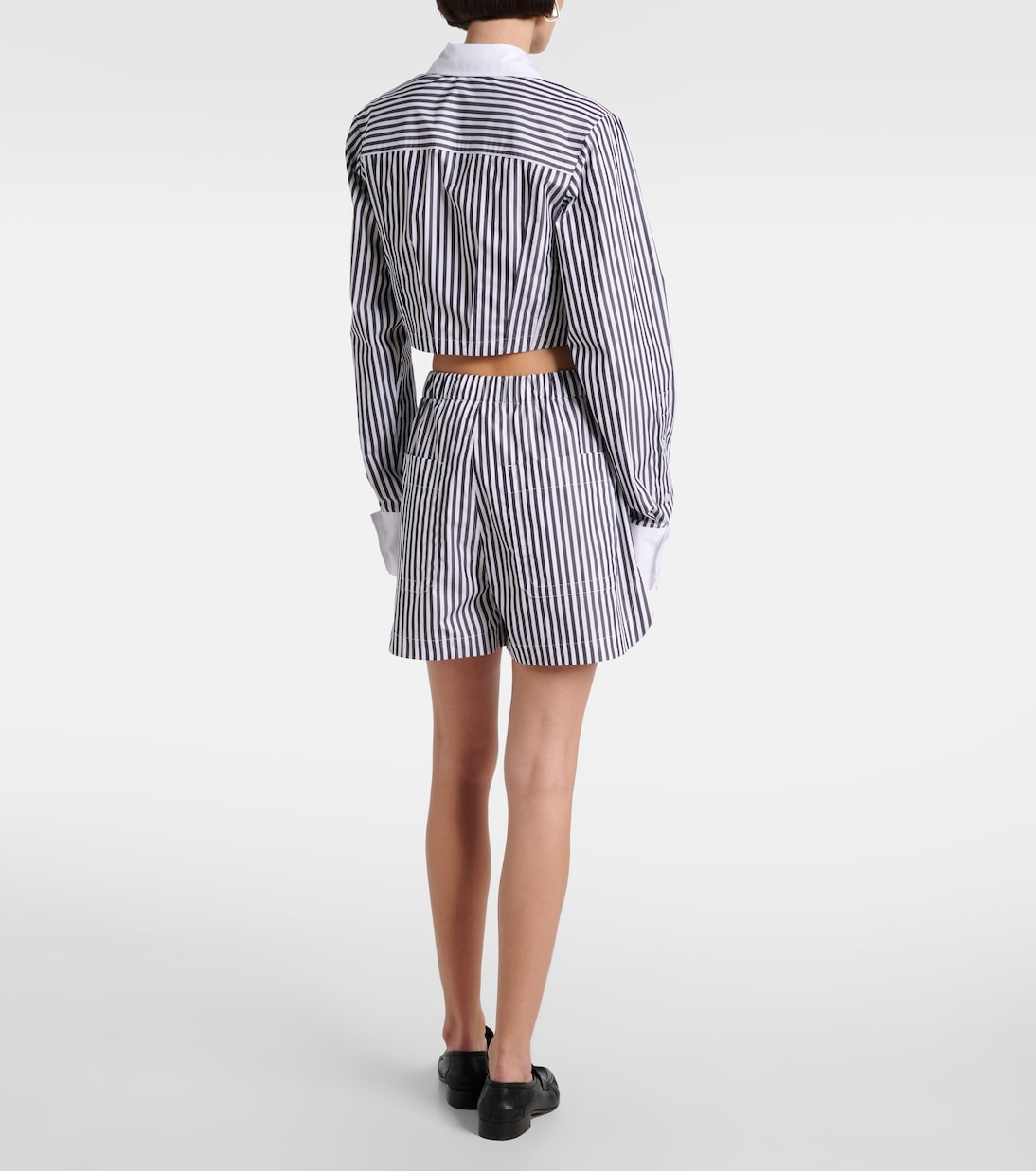 Muscari striped cotton shorts | Sportmax
