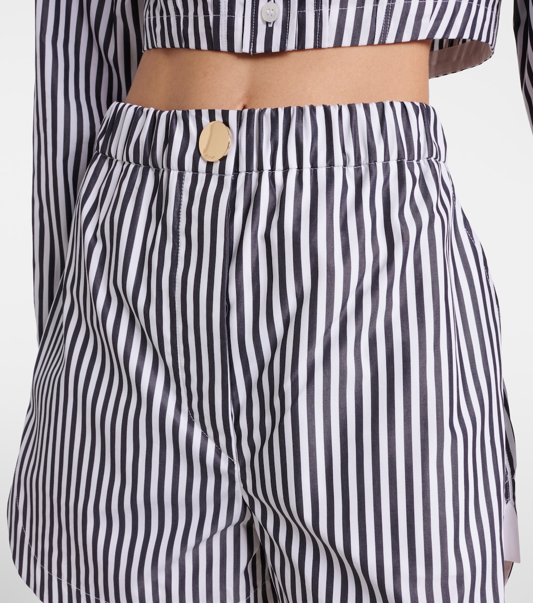 Muscari striped cotton shorts | Sportmax