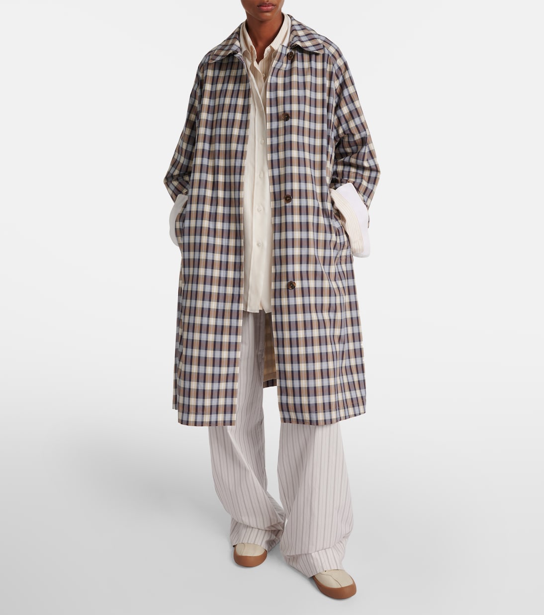 Trench Tavishina in seta e cotone | The Row