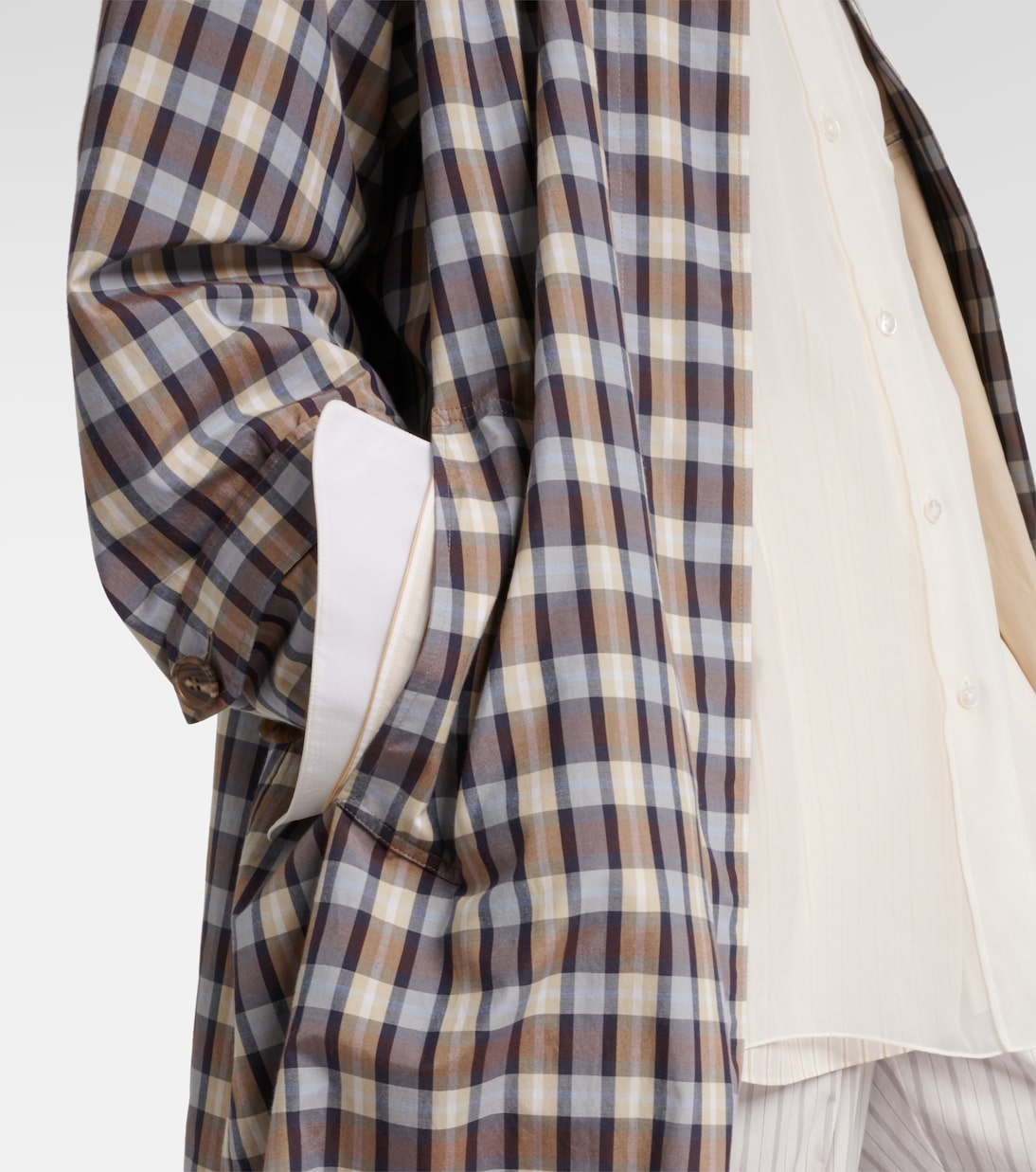 Trench Tavishina in seta e cotone | The Row