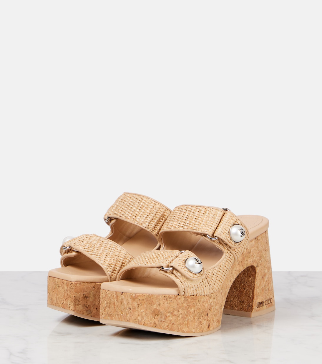 Fayence 95 platform mules | Jimmy Choo