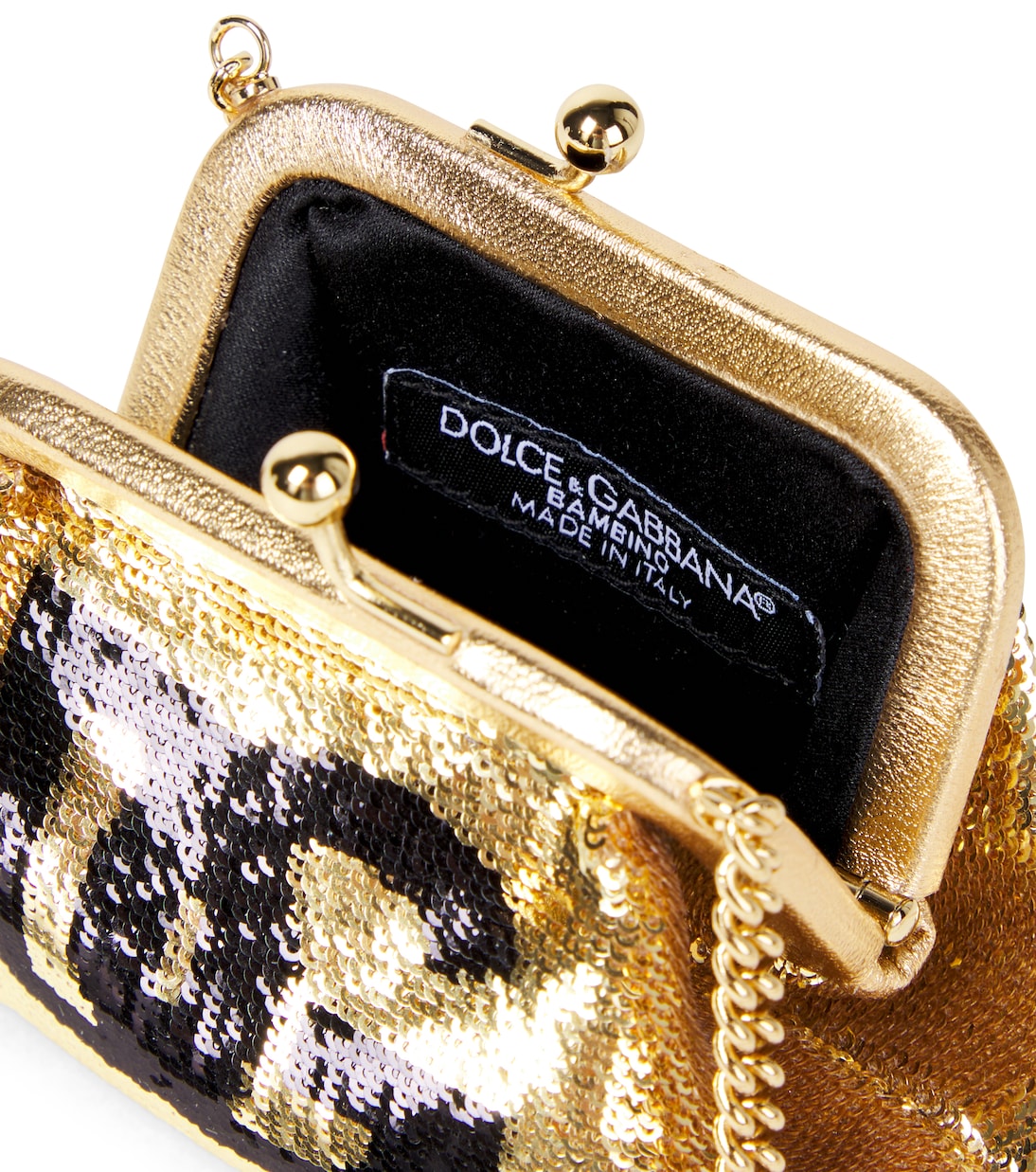 Tasche DG mit Pailletten | Dolce&Gabbana Kids
